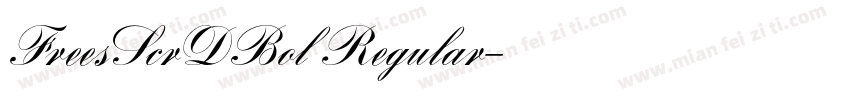 FreesScrDBol Regular字体转换